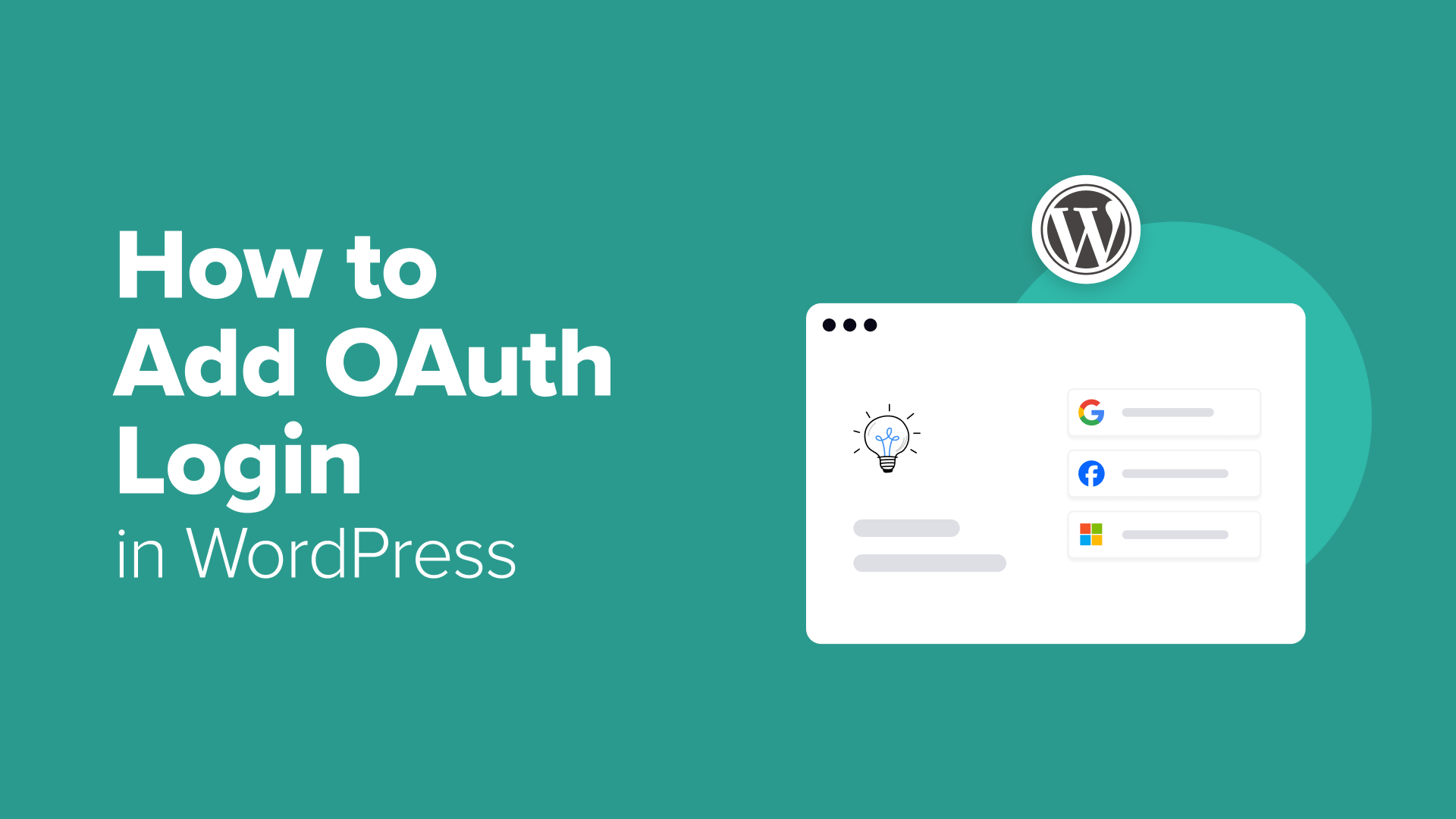 Implementing OAuth Authentication in WordPress: A Comprehensive Guide